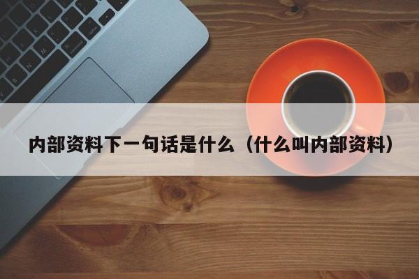 内部资料下一句话是什么（什么叫内部资料）